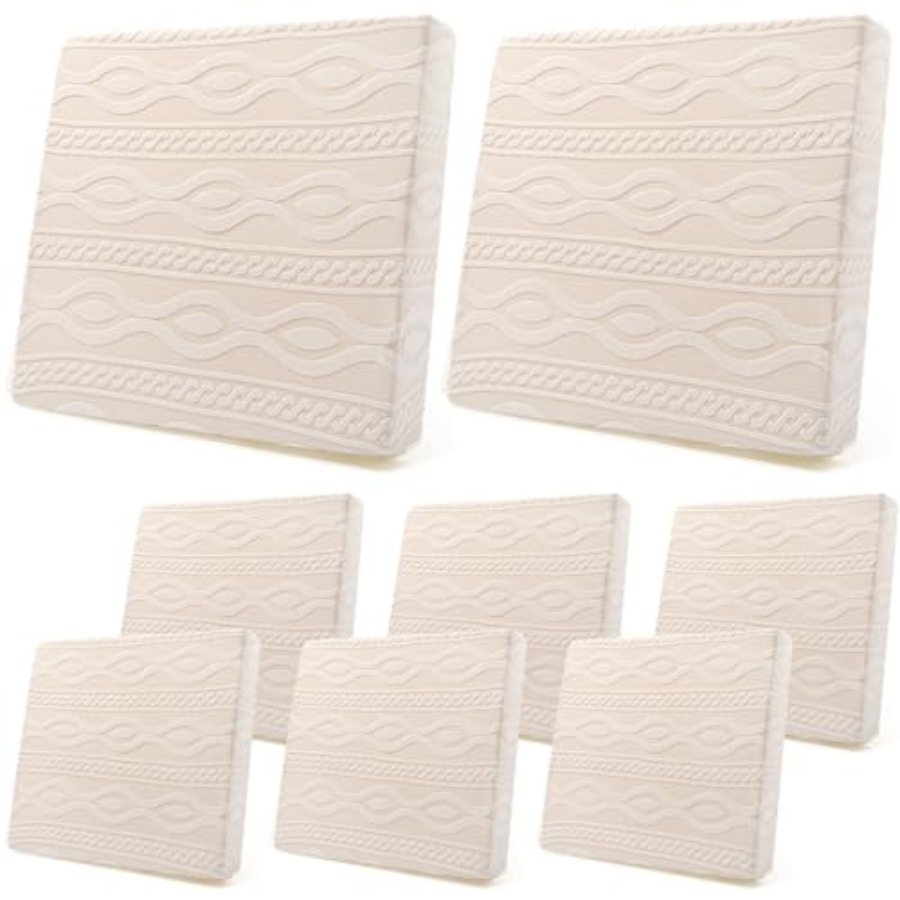 Outdoor Furniture Sofa - 8Pcs Stretch Patio Cushion Covers Outdoor