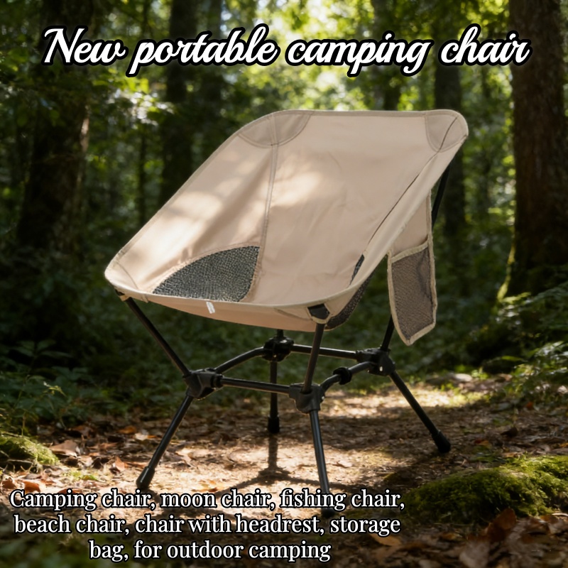 Outdoor Furniture Rocking Chair - Beach Fishing Stool Portable Folding Camping