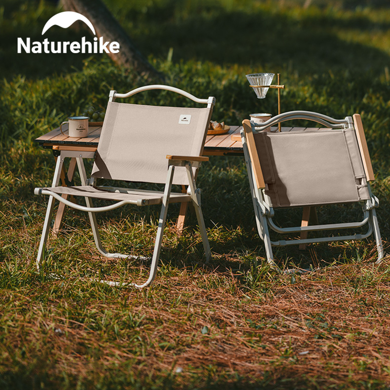 Outdoor Furniture Rocking Chair - Naturehike Portable Camping Chair with Wood