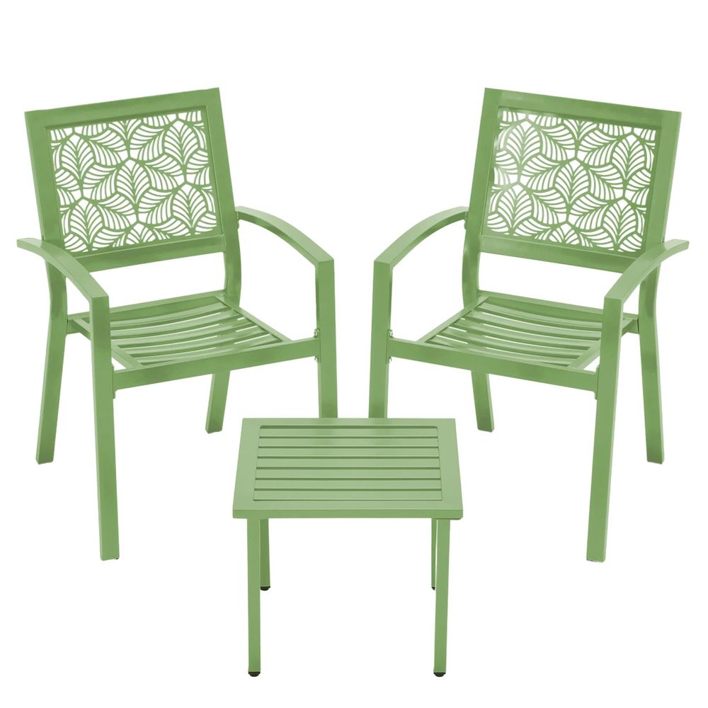 Outdoor Furniture Balcony - 3 Piece Patio Bistro Set, Outdoor