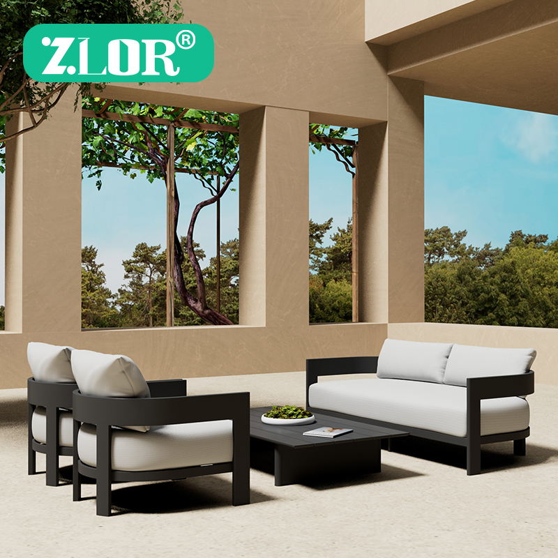 Modern Aluminum Outdoor Sofa S - Outdoor Furniture Lounge Set reseña y precio