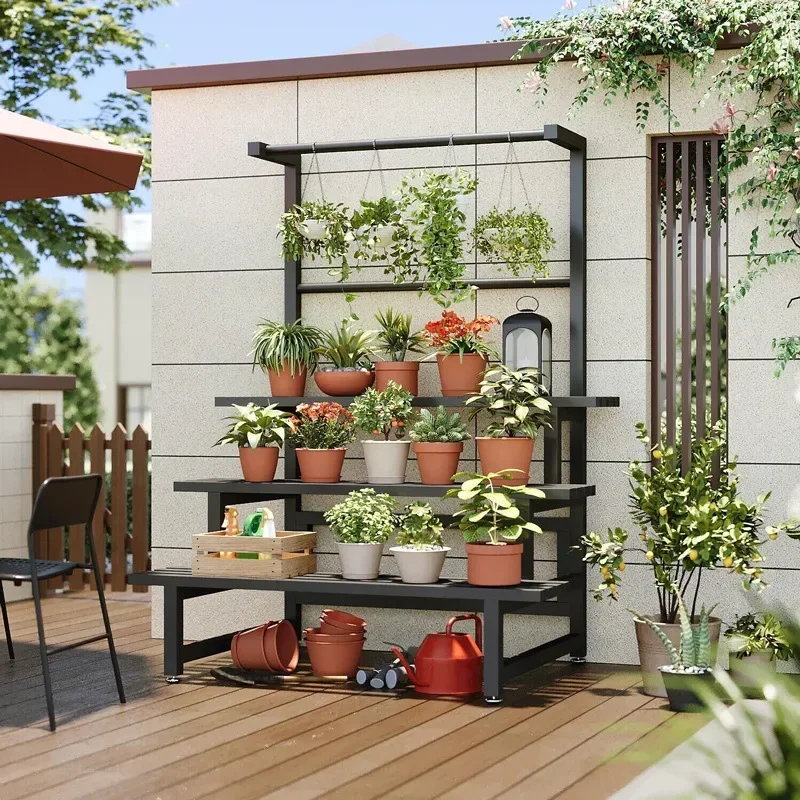 Tiered Display Plant Rack Shel - Outdoor Furniture Balcony reseña y precio
