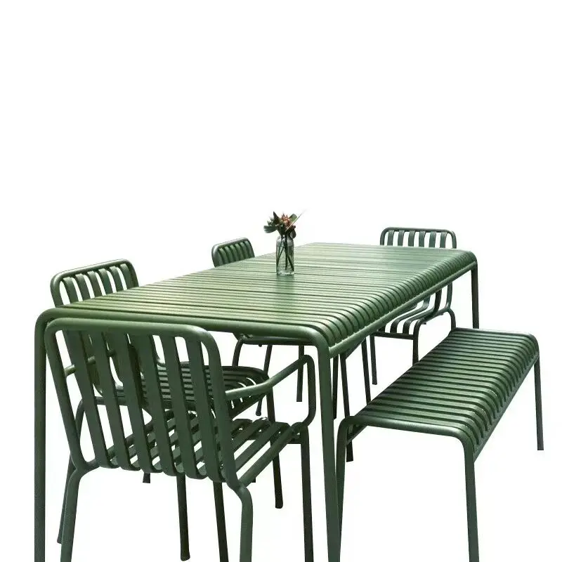 Wrought iron modern simple bal - Outdoor Furniture For Cafe reseña y precio