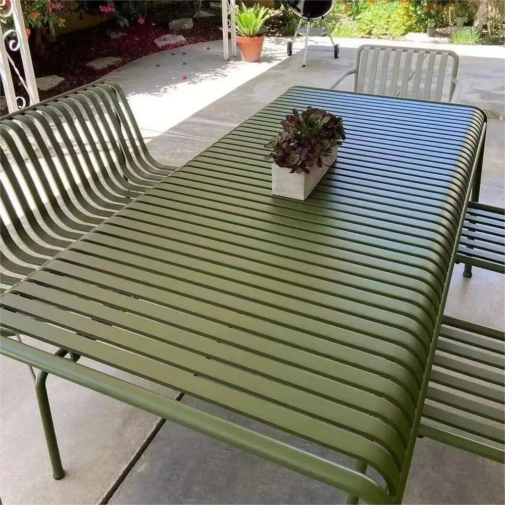 Wrought iron modern simple bal - Outdoor Furniture For Cafe reseña y precio