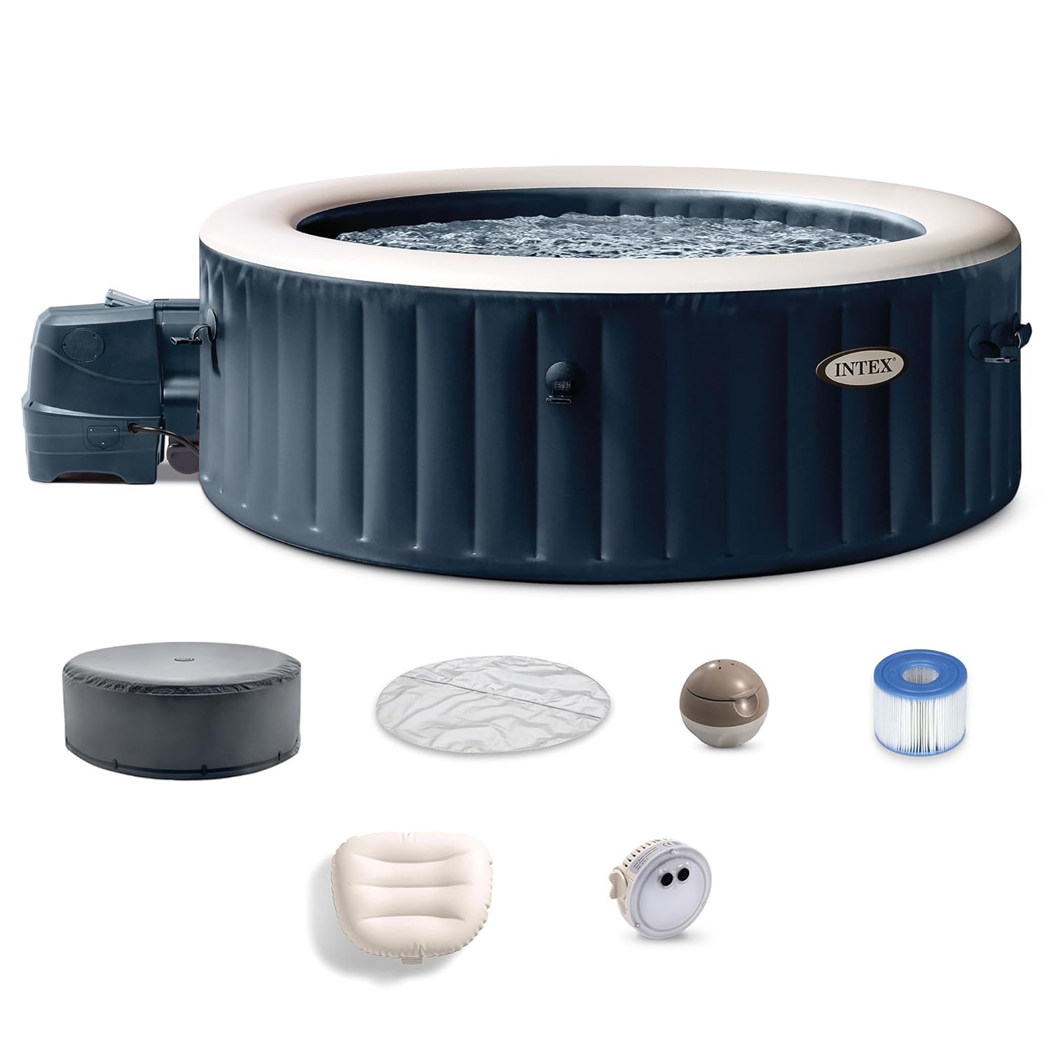 PureSpa Plus 6 Person Round In - Inflatable Hot Tub reseña y precio