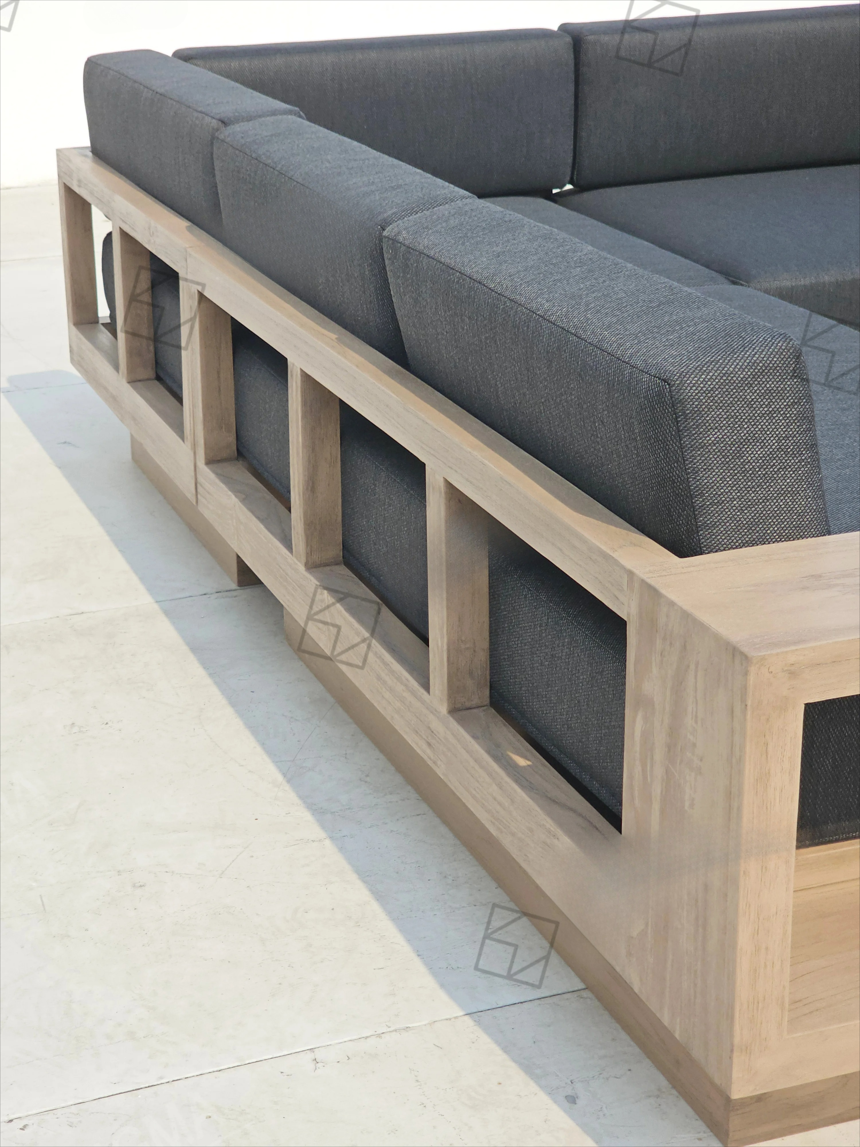 Modern Garden L-Shaped Section - Outdoor Furniture Lounge Set reseña y precio