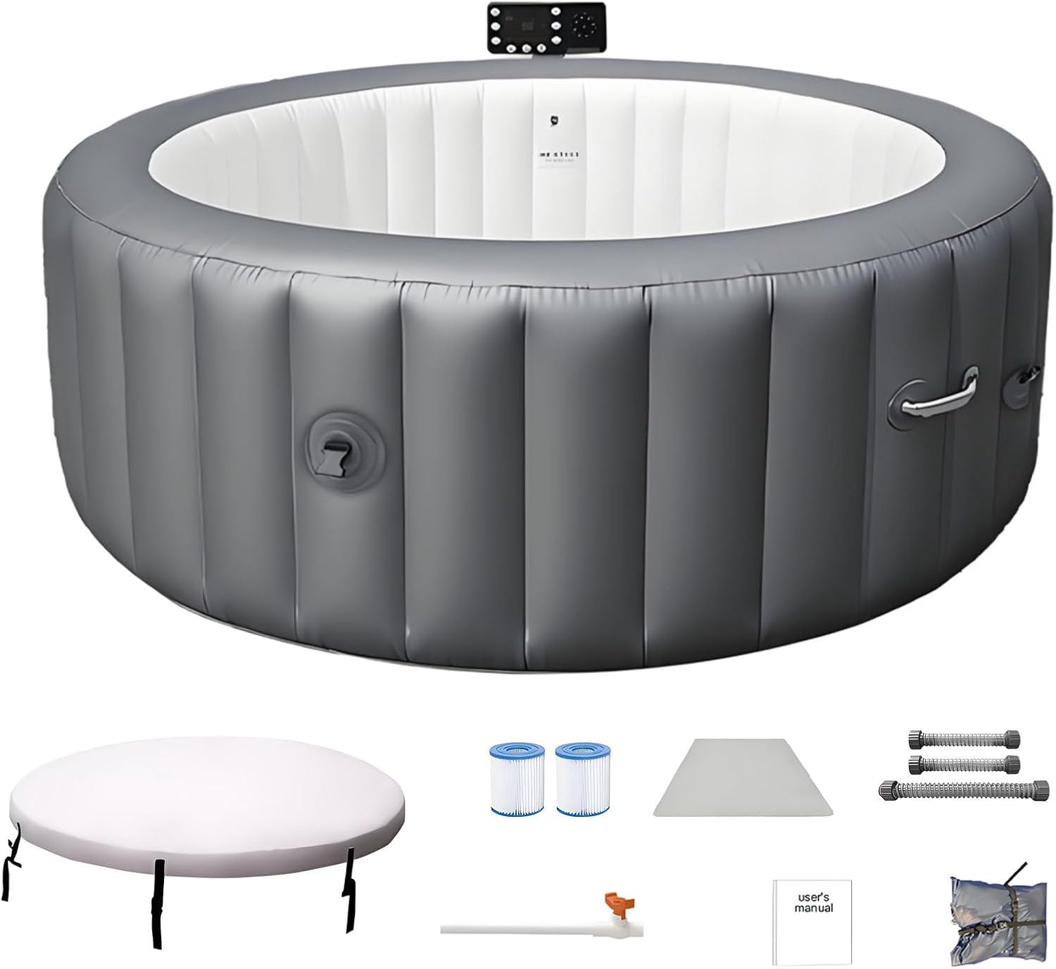 Inflatable Hot Tub 4 6 Person  - Inflatable Hot Tub reseña y precio