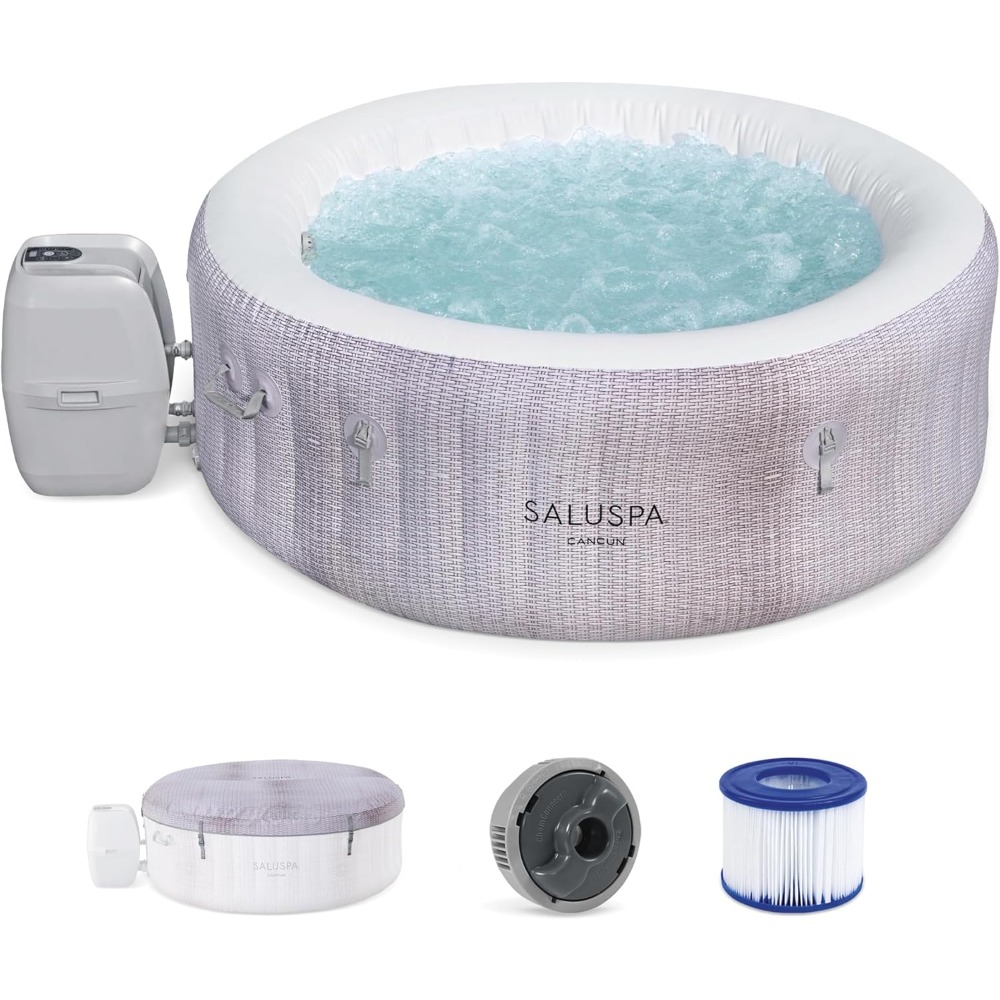 SaluSpa Cancun 2-4 Person Infl - Inflatable Hot Tub reseña y precio