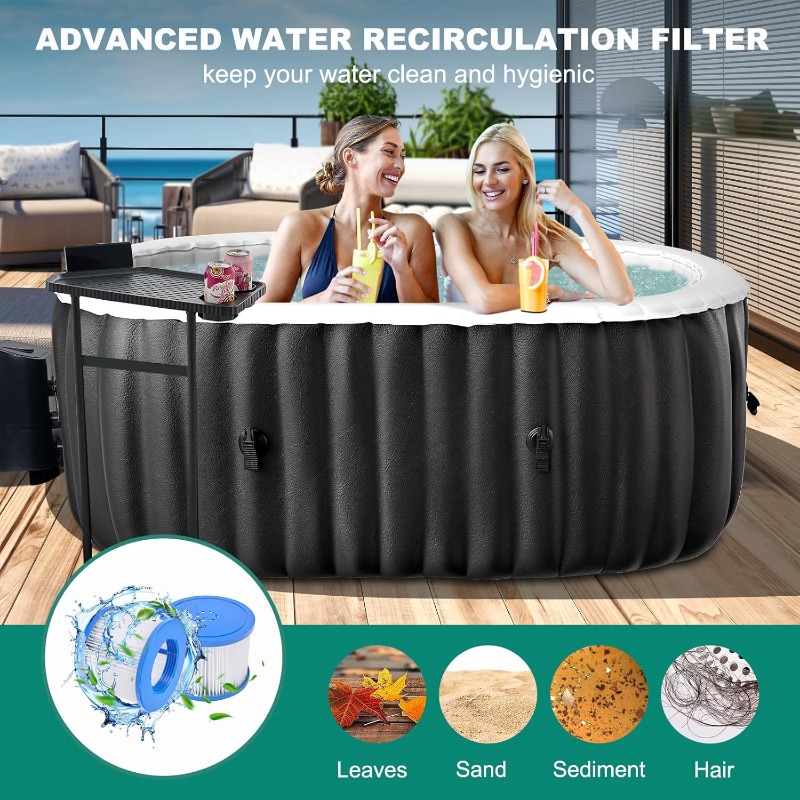 DoCred Person Inflatable Hot T - Inflatable Hot Tub reseña y precio