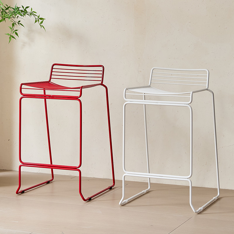 Nordic Minimalist Bar Stool Mo - Outdoor Furniture For Cafe reseña y precio