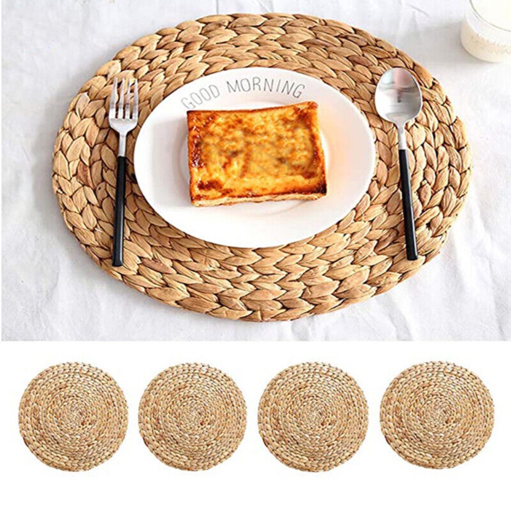 Natual Straw Weave Rattan Roun - Outdoor Furniture Cafe reseña y precio