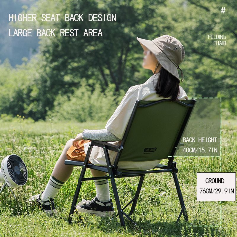 BISINNA Outdoor Folding Campin - Outdoor Furniture Rocking Chair reseña y precio