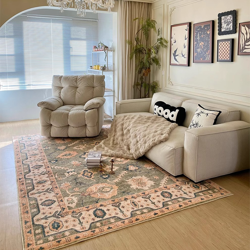 Retro Living Room Carpet Frenc - Outdoor Furniture For Cafe reseña y precio