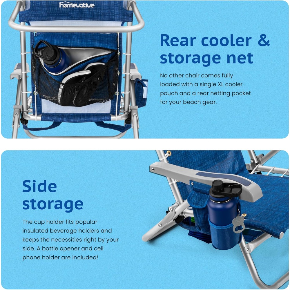 Cooler+ Folding Backpack Beach - Outdoor Furniture Xl reseña y precio