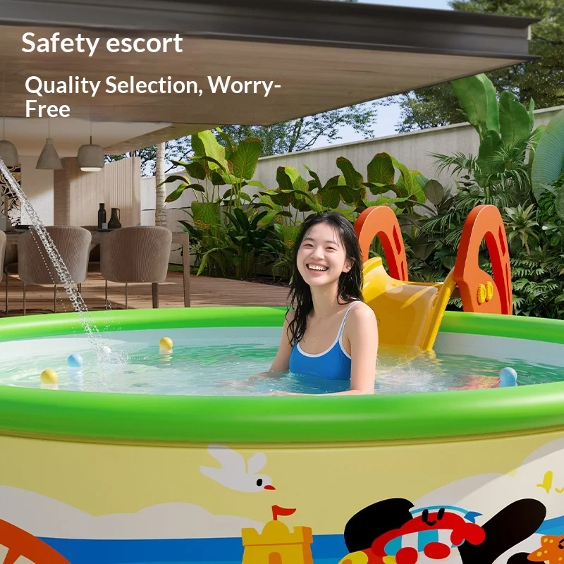 Portable Foldable Kids Pool Ou - Inflatable Hot Tub reseña y precio