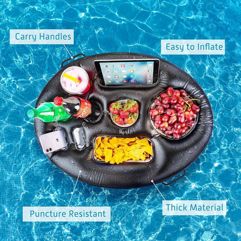 Inflatable Floating Drink Hold - Inflatable Hot Tub reseña y precio