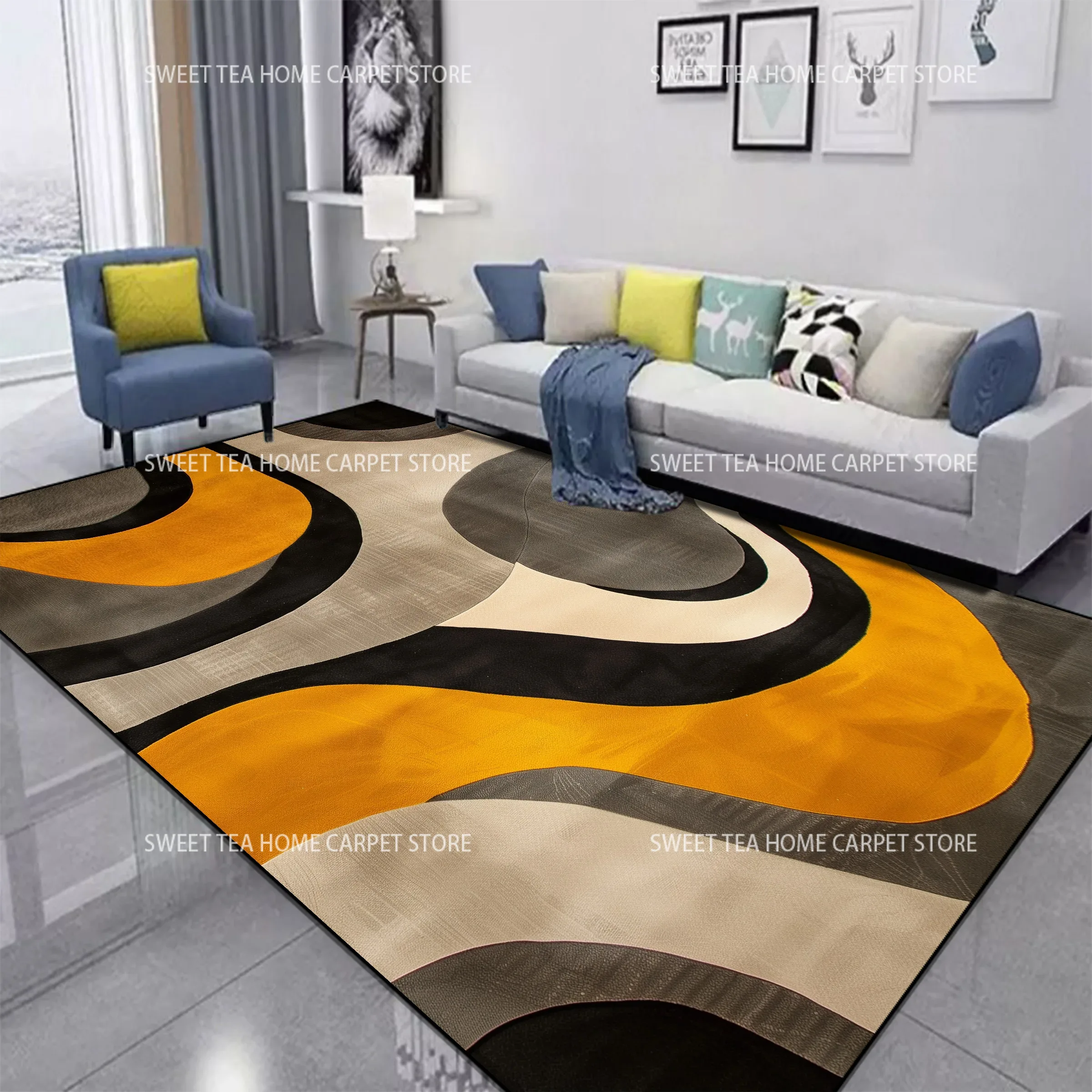 Red Black Swirl Rug Abstract C - Outdoor Furniture For Cafe reseña y precio