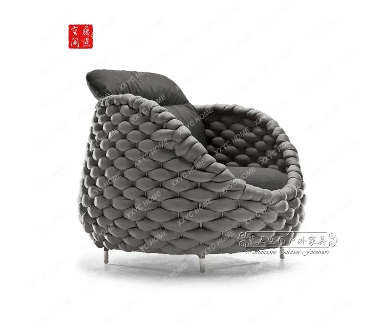 Nordic outdoor rattan sofa sin - Outdoor Furniture Balcony reseña y precio