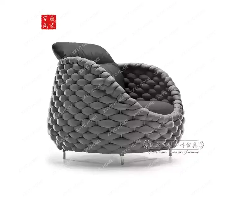 Nordic outdoor rattan sofa sin - Outdoor Furniture Balcony reseña y precio