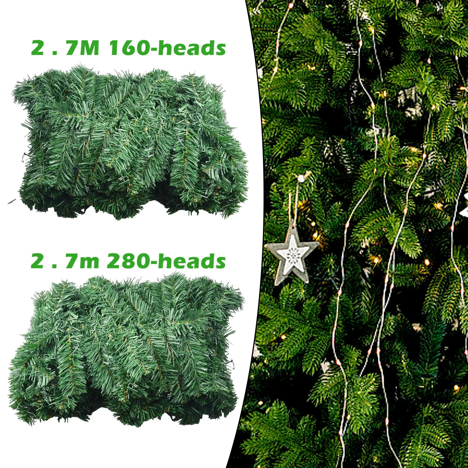 2.7M Artificial Green Christma - Outdoor Furniture Cafe reseña y precio