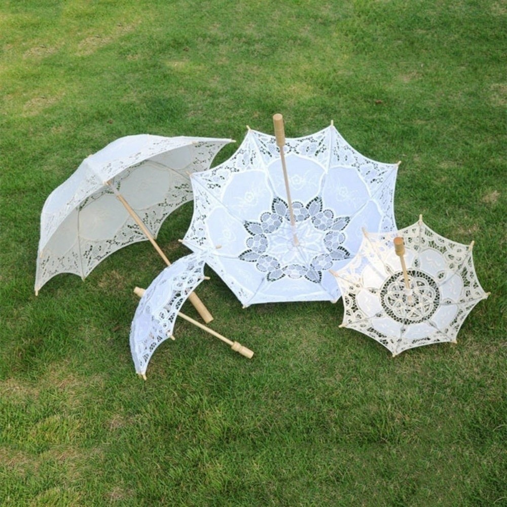 Vintage Large Lace Parasol Umb - Parasol Umbrella Large reseña y precio
