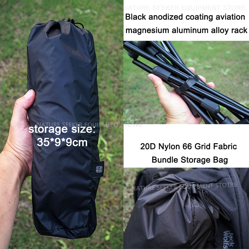 650g Ultralight Folding Campin - Outdoor Furniture Rocking Chair reseña y precio