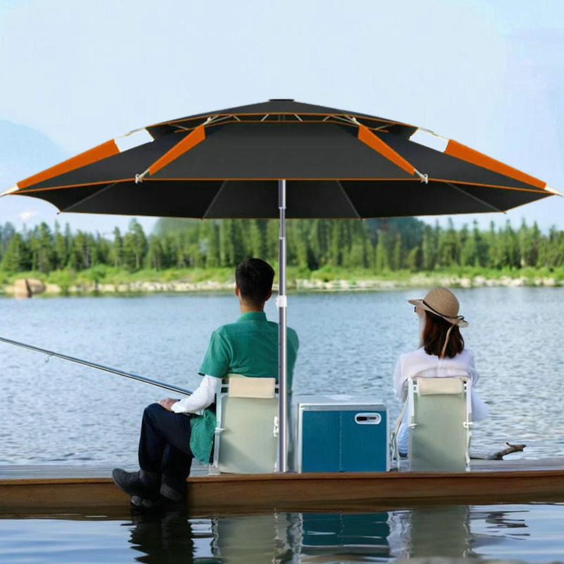 Large Stainless Steel Fishing  - Parasol Umbrella Large reseña y precio