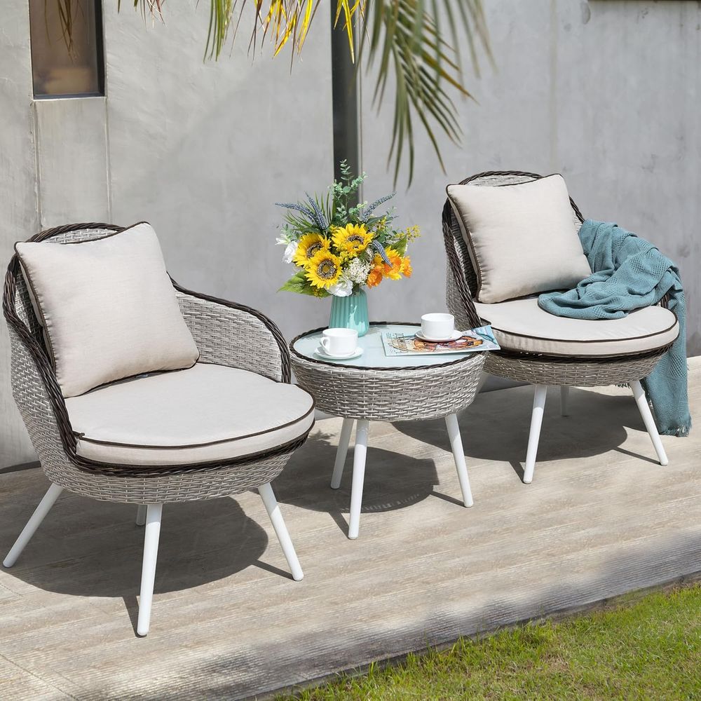 2-Person Outdoor Bistro Set wi - Outdoor Furniture Balcony reseña y precio