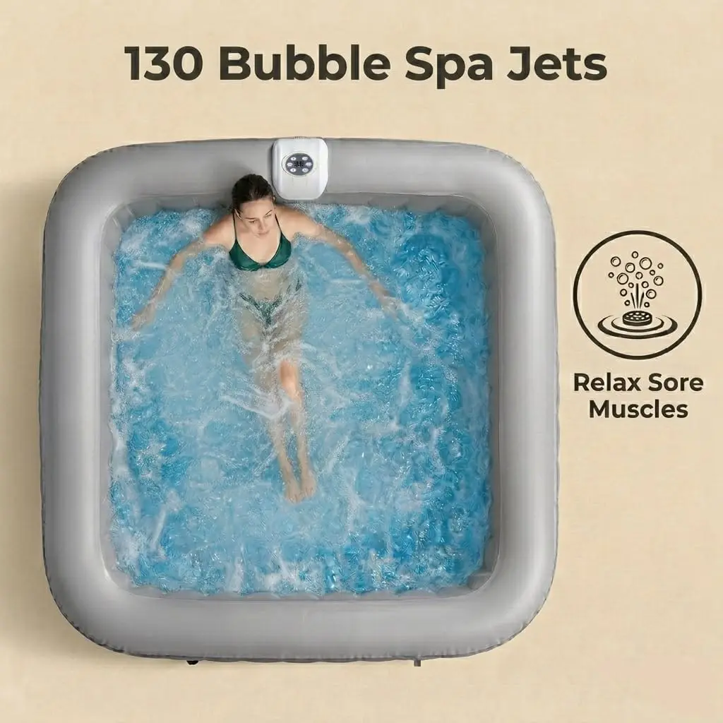 Inflatable Hot Tub 4 6 Person  - Inflatable Hot Tub reseña y precio