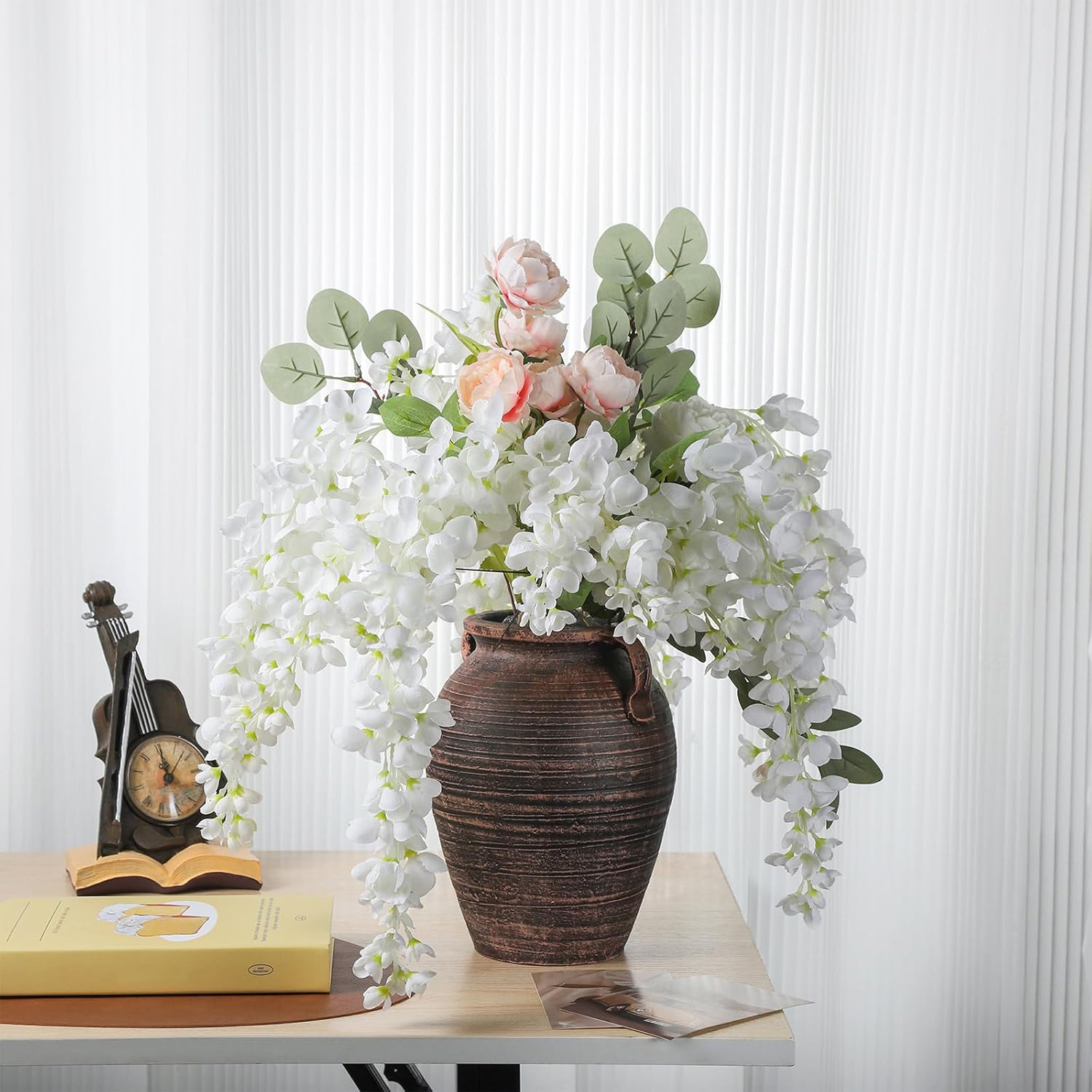 Artificial Flower Rattan Home  - Outdoor Furniture Cafe reseña y precio