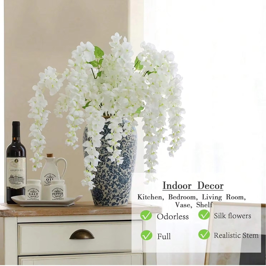 Artificial Flower Rattan Home  - Outdoor Furniture Cafe reseña y precio