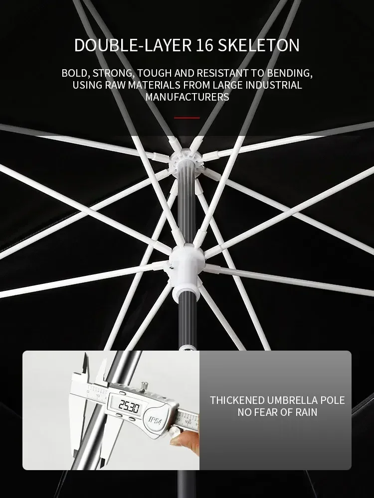 1PC Double-Layer Foldable Larg - Parasol Umbrella Large reseña y precio
