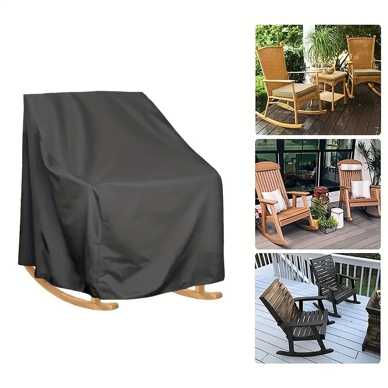 Heavy-Duty Oxford Fabric Outdo - Outdoor Furniture Rocking Chair reseña y precio