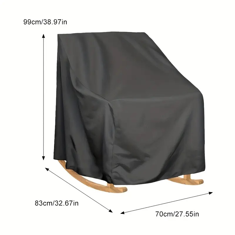 Heavy-Duty Oxford Fabric Outdo - Outdoor Furniture Rocking Chair reseña y precio