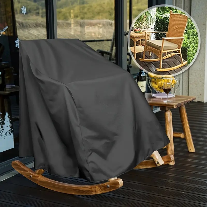 Heavy-Duty Oxford Fabric Outdo - Outdoor Furniture Rocking Chair reseña y precio