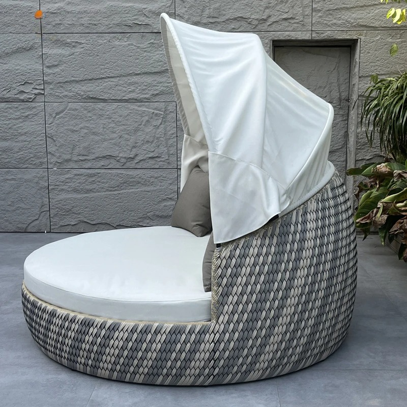 Daybed,Anti-UV Rustproof Round - Outdoor Furniture Lounge Set reseña y precio