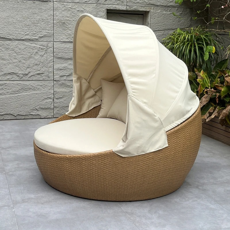 Daybed,Anti-UV Rustproof Round - Outdoor Furniture Lounge Set reseña y precio