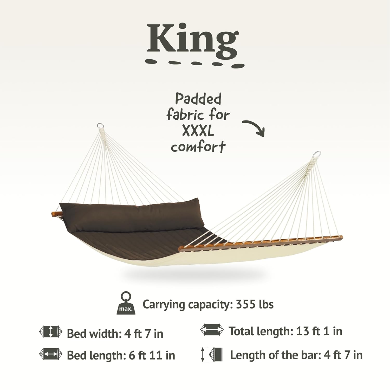 Quilted Double Hammock Spreade - Outdoor Furniture Xl reseña y precio