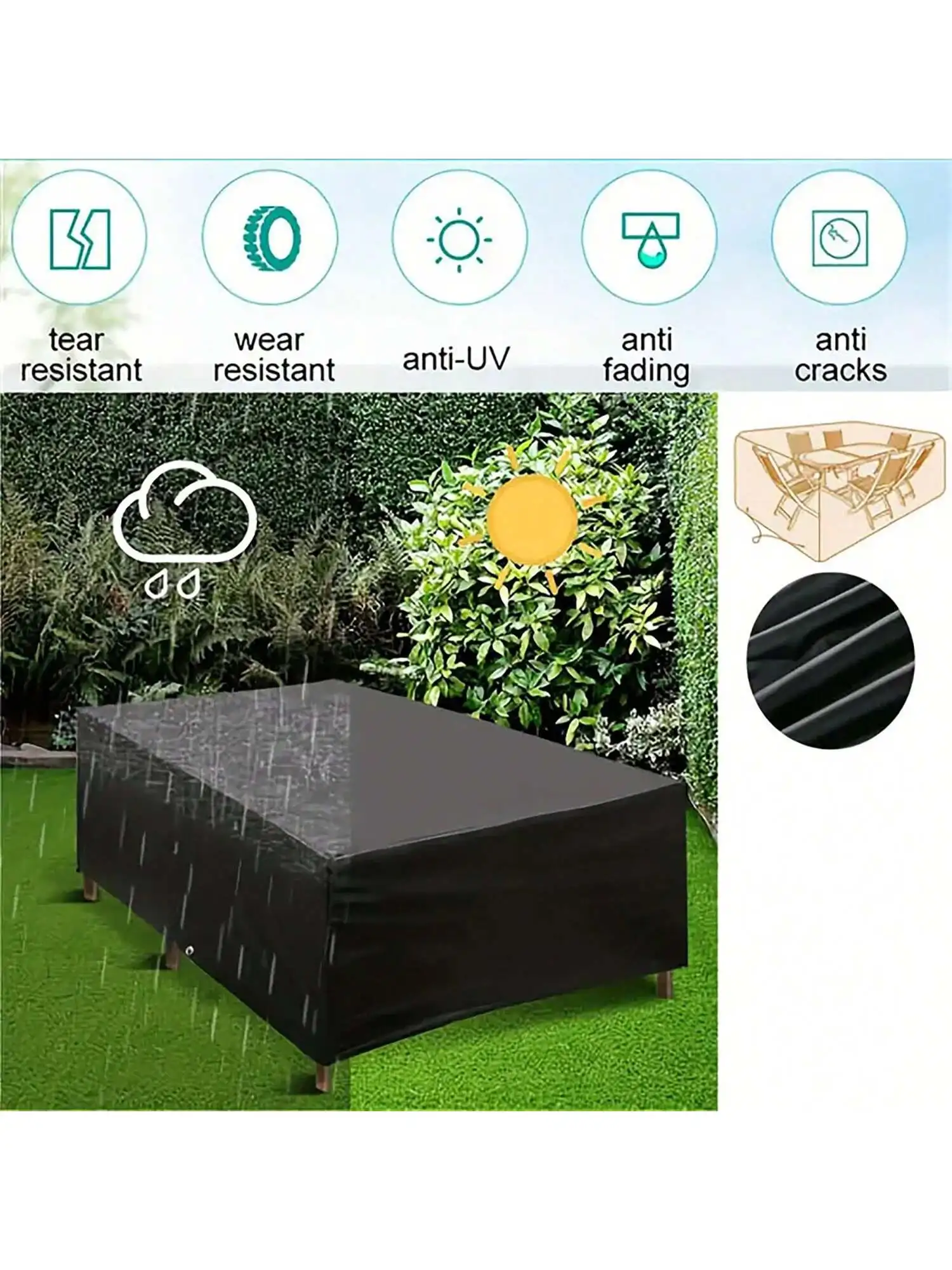 Multi-Size Outdoor Patio Garde - Outdoor Furniture Sofa reseña y precio