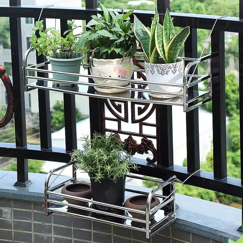 Stainless Steel Flower Stand f - Outdoor Furniture Balcony reseña y precio
