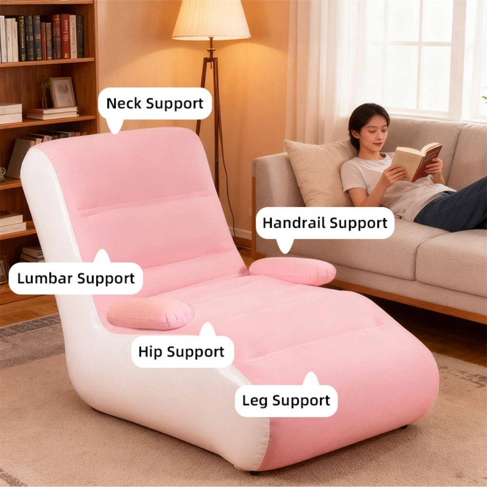 Inflatable Lounger Sofa with S - Outdoor Furniture Balcony reseña y precio