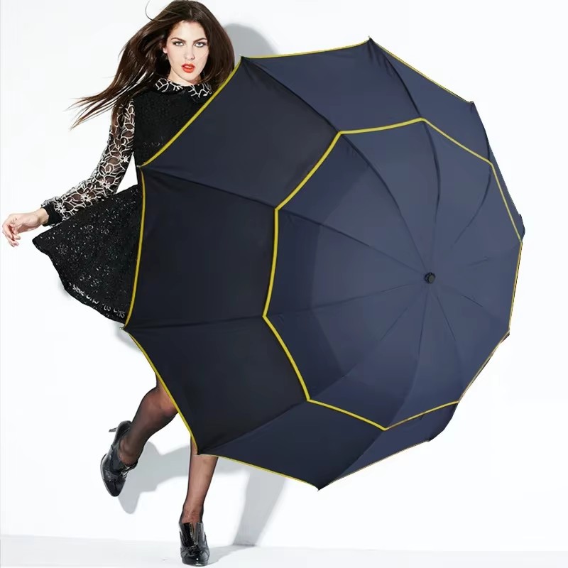 Double Strong Wind Resistant U - Parasol Umbrella Large reseña y precio