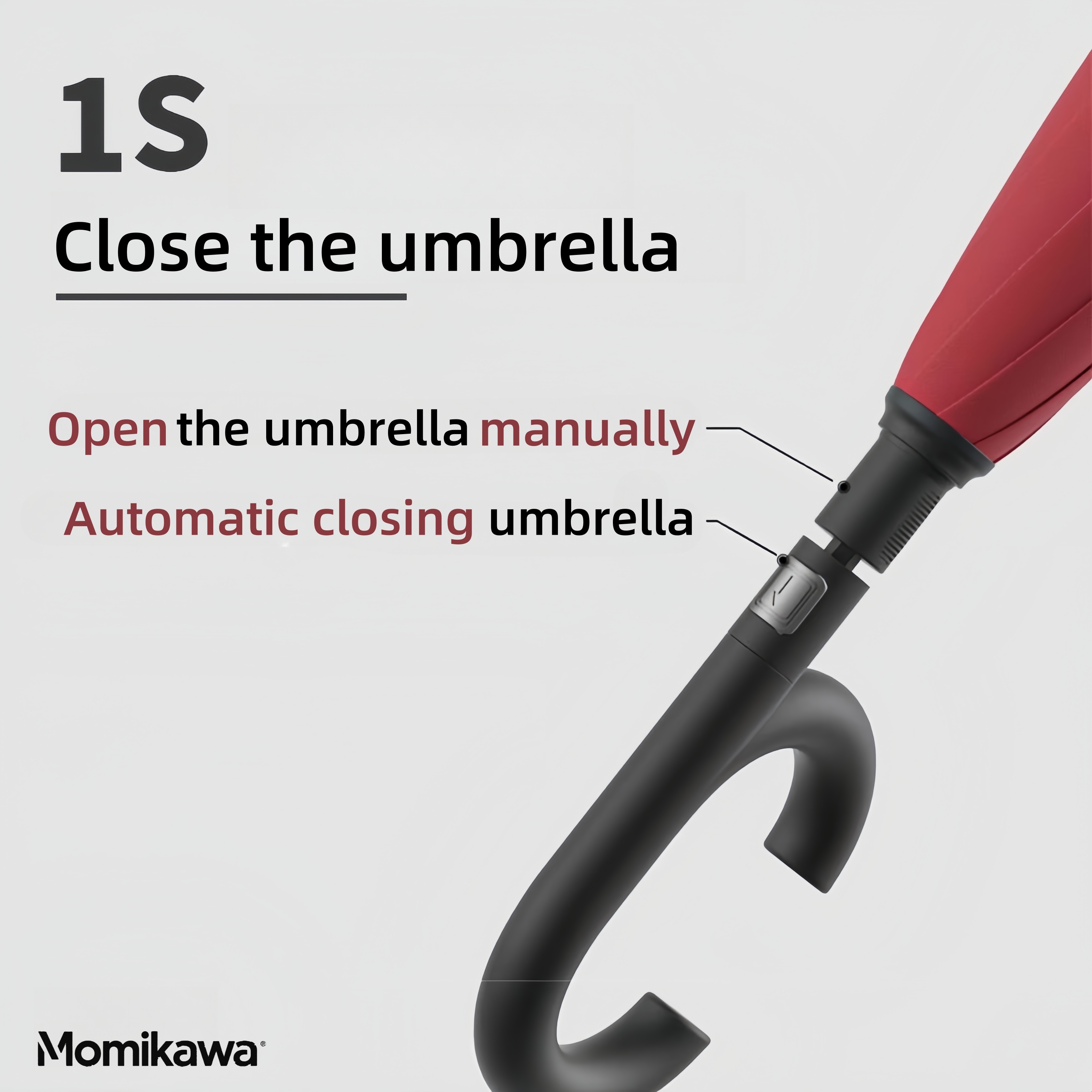 Automatic Reverse Long Handle, - Parasol Umbrella Large reseña y precio
