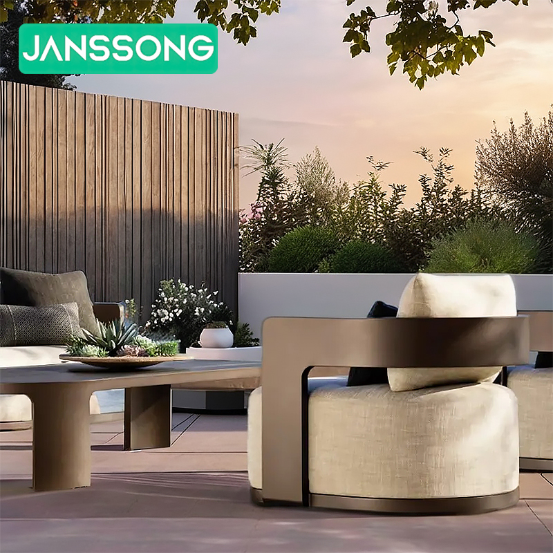 Hotel Outdoor Sofa Set, Premiu - Outdoor Furniture Lounge Set reseña y precio