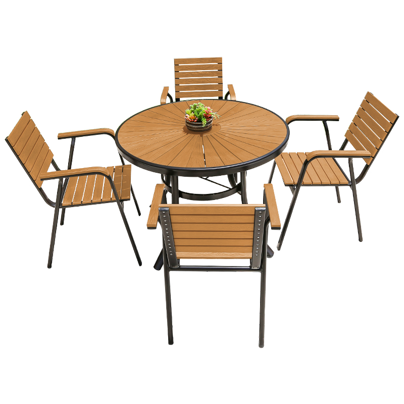 Modern Outdoor Round Dining Ta - Outdoor Furniture For Cafe reseña y precio
