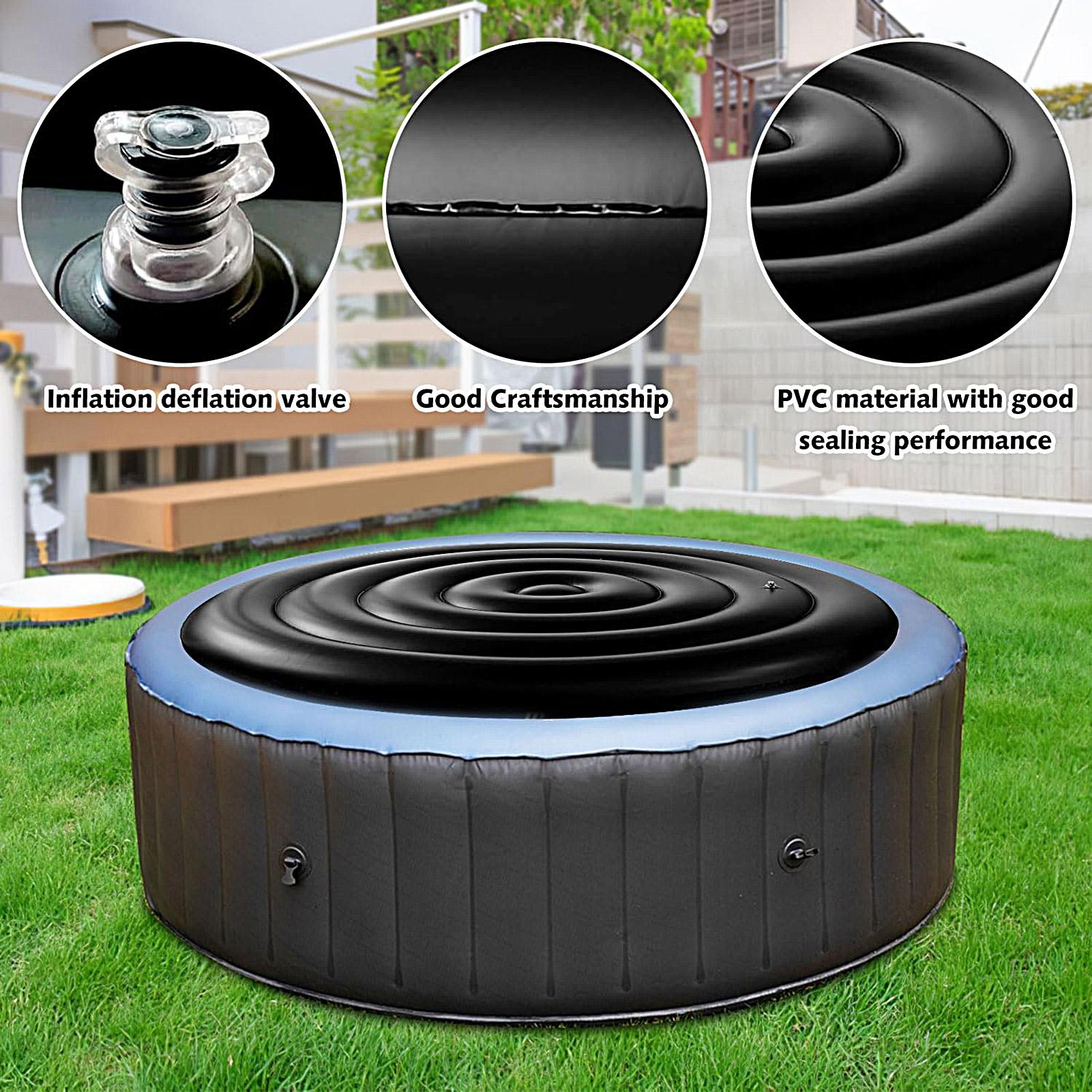 Inflatable Hot Tub Cover Round - Inflatable Hot Tub reseña y precio
