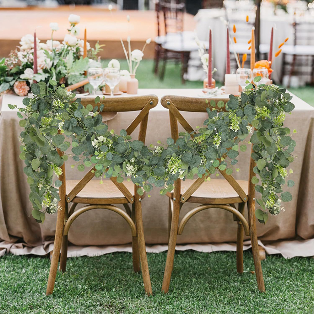 Artificial Eucalyptus Garland  - Outdoor Furniture Cafe reseña y precio