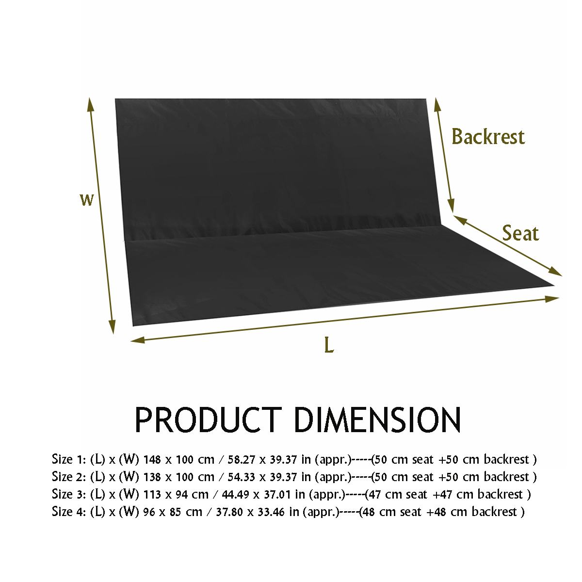 2/3 Seater Swing Cover Chair B - Outdoor Furniture Rocking Chair reseña y precio