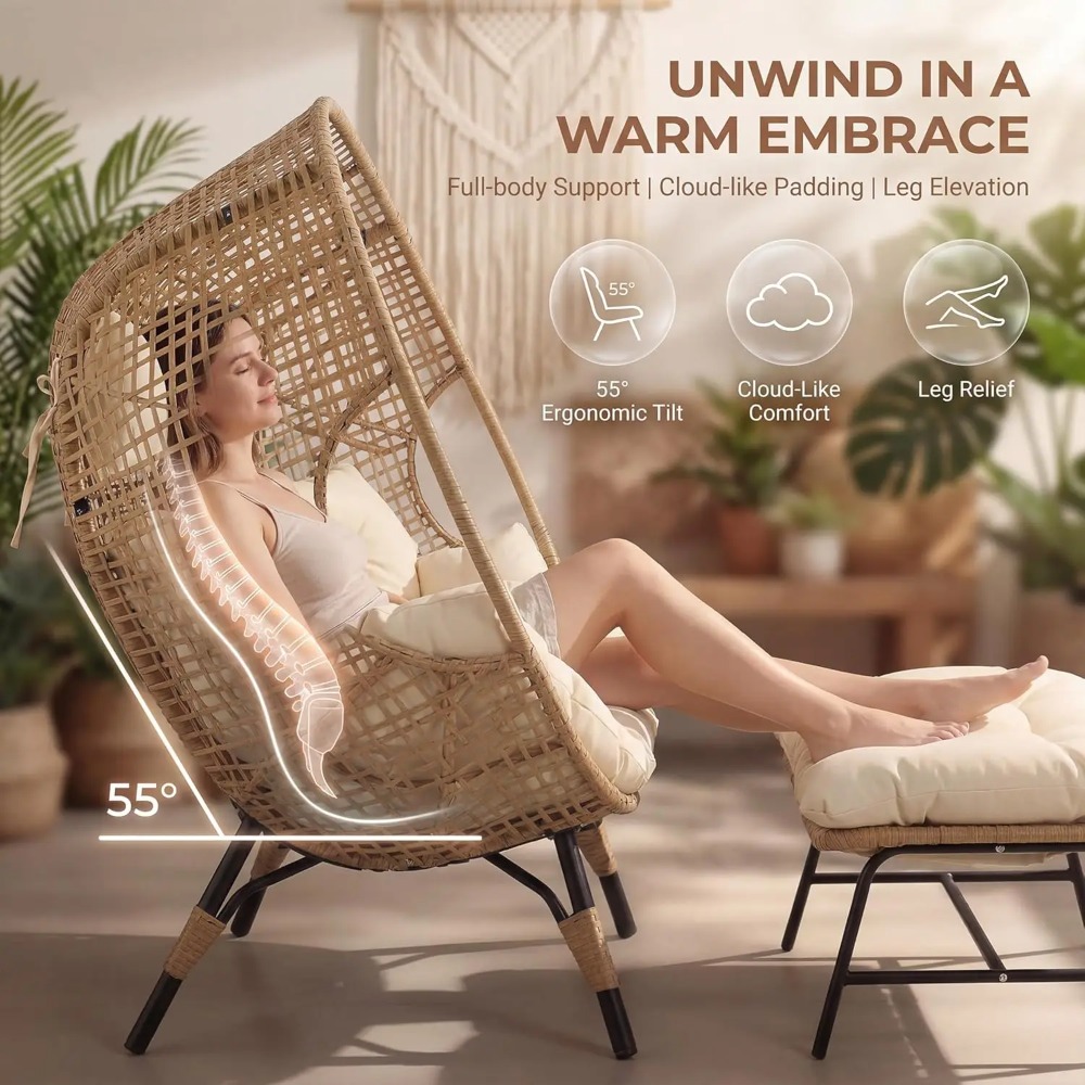 plus Size XL 57.1' Indoor Outd - Outdoor Furniture Xl reseña y precio