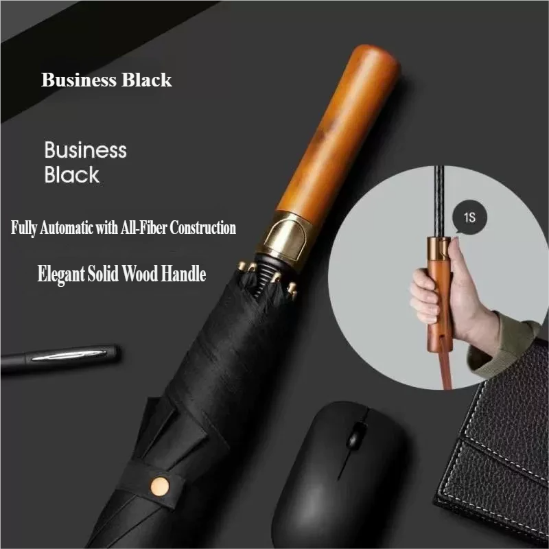 Automatic Business Golf Umbrel - Parasol Umbrella Large reseña y precio